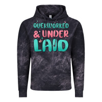 Cloud Black overworked underlaid Vintage Hoodie - MaliasSmallBusiness