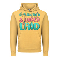 Vintage Mustard overworked underlaid Vintage Hoodie - MaliasSmallBusiness