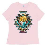 Bubblegum Pink cowhide leopard bull skull aztec Ladies Tee - JahusDesignShop