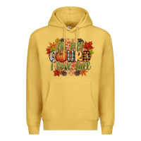 Antique Gold oh my gourd i love fall Premium Hoodie - CowGirlArtShop