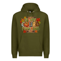 Army Green oh my gourd i love fall Premium Hoodie - CowGirlArtShop