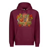 Burgundy oh my gourd i love fall Premium Hoodie - CowGirlArtShop