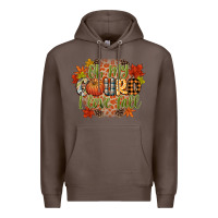 Coffee oh my gourd i love fall Premium Hoodie - CowGirlArtShop