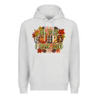 Dove Grey oh my gourd i love fall Premium Hoodie - CowGirlArtShop