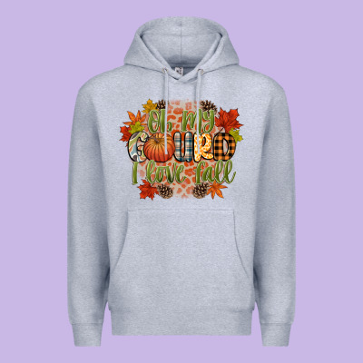 Oh My Gourd I Love Fall Premium Hoodie Designed By Cowgirlartshop