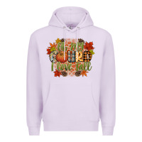 Lilac oh my gourd i love fall Premium Hoodie - CowGirlArtShop