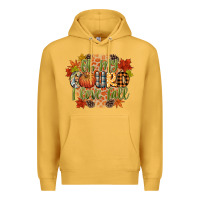 Mustard oh my gourd i love fall Premium Hoodie - CowGirlArtShop