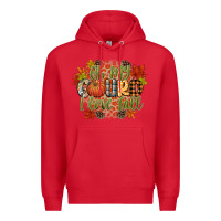 Red oh my gourd i love fall Premium Hoodie - CowGirlArtShop