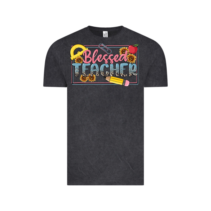 Blessed Teacher Vintage Tee by MaliasSmallBusiness | Teevron