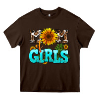 Chocolate Brown mom of girls Heavy Core Tee - AdoDesignShop