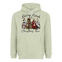 Matcha rocking around the christmas tree Heavyweight Hoodie - CowGirlArtShop