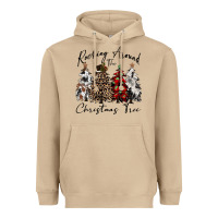 Mushroom rocking around the christmas tree Heavyweight Hoodie - CowGirlArtShop
