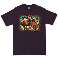 Plum rodeo cowboy Premium Tee - JahusDesignShop