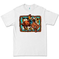White rodeo cowboy Premium Tee - JahusDesignShop