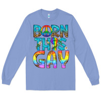 Colony Blue Western Born This Gay Long Sleeve Tee - BundleAndBundleShop