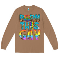 Toasted Coconut Western Born This Gay Long Sleeve Tee - BundleAndBundleShop