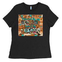 Black protected husband saved by jesus Ladies Tee - JahusDesignShop