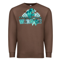 Chestnut ovarian cancer warrior Premium Sweatshirt - CowGirlArtShop