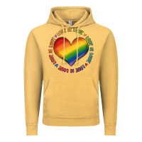Vintage Mustard love is love Vintage Hoodie - MaliasSmallBusiness