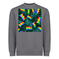 Storm Pride lgbtq flags with leopard seamless pattern Heavyweight Sweatshirt - BundleAndBundleShop
