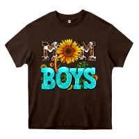 Chocolate Brown mom of boys Heavy Core Tee - AdoDesignShop