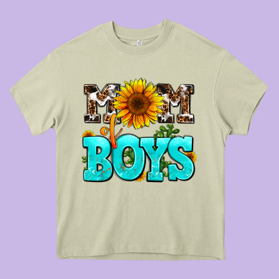 Mom Of Boys Heavy Core Tee Designed By Adodesignshop