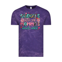 Cloud Purple daddy's little girl mommy's whole world Vintage Tee - MaliasSmallBusiness