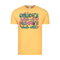 Vintage Mustard daddy's little girl mommy's whole world Vintage Tee - MaliasSmallBusiness