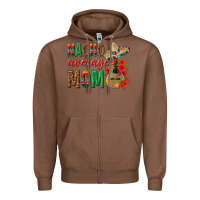 Chestnut Nacho Average Mom Zipper Hoodie - texasbilliewilder