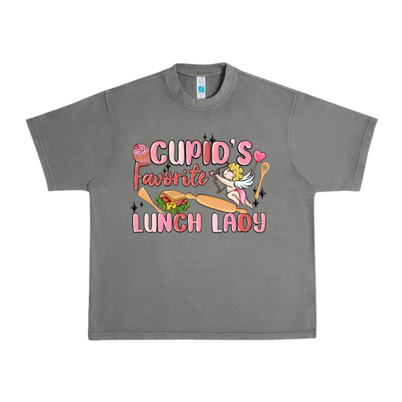 Cupid's Favorite Lunch Lady Urban Heavy Tee by MaliasSmallBusiness | Teevron