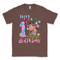 Chestnut my 1 st birthday with little cute cow Classic Tee - NancyCooperArtShop
