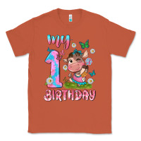 Copper my 1 st birthday with little cute cow Classic Tee - NancyCooperArtShop