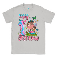 Moon Dust my 1 st birthday with little cute cow Classic Tee - NancyCooperArtShop
