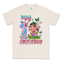 Natural my 1 st birthday with little cute cow Classic Tee - NancyCooperArtShop