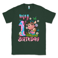 Sports Green my 1 st birthday with little cute cow Classic Tee - NancyCooperArtShop