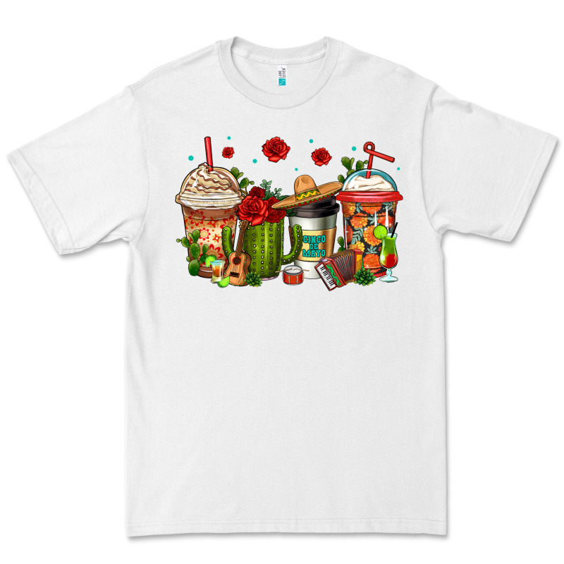 Cinco De Mayo Coffee Cups Premium Tee by Jasminsmagicworld | Teevron