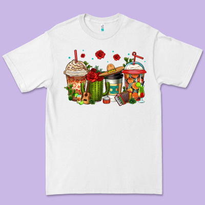 Cinco De Mayo Coffee Cups Premium Tee Designed By Jasminsmagicworld