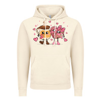 Vintage Artic valentines  day conchas and cafecito Vintage Hoodie - MaliasSmallBusiness