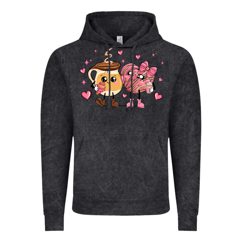 Valentines  Day Conchas And Cafecito Vintage Hoodie by MaliasSmallBusiness | Teevron