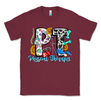 Burgundy pt therapy Classic Tee - CowhideDigitalArt