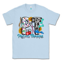 Dusty Blue pt therapy Classic Tee - CowhideDigitalArt