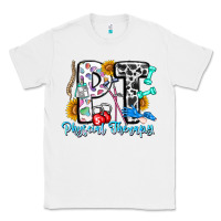 White pt therapy Classic Tee - CowhideDigitalArt