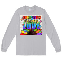 Moon Dust Everyone Deserves Love Pride LGBTQ+ Tumbler Long Sleeve Tee - BundleAndBundleShop