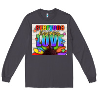 Everyone Deserves Love Pride Lgbtq+ Tumbler Long Sleeve Tee | Teevron