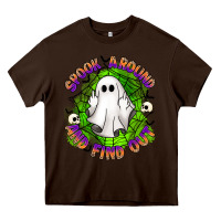 Chocolate Brown spook aound and find out Heavy Core Tee - Artiststas
