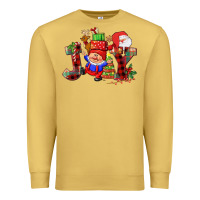 Antique Gold christmas joy  gnome Premium Sweatshirt - CowGirlArtShop
