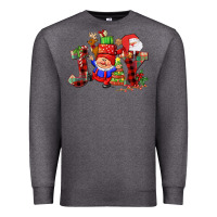 Charcoal Heather christmas joy  gnome Premium Sweatshirt - CowGirlArtShop