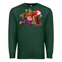 Sports Green christmas joy  gnome Premium Sweatshirt - CowGirlArtShop