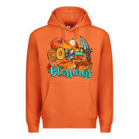 Carrot count your blessings Premium Hoodie - CowGirlArtShop