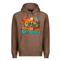 Chestnut count your blessings Premium Hoodie - CowGirlArtShop